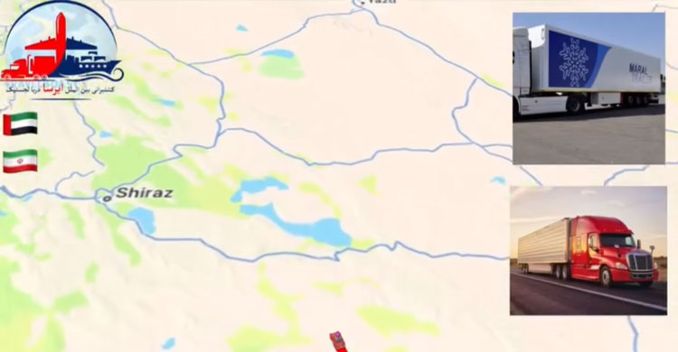 transit trucks from Dubai to Yerevan & reverse