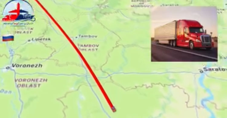 Transit trucks services from Russia to UAE