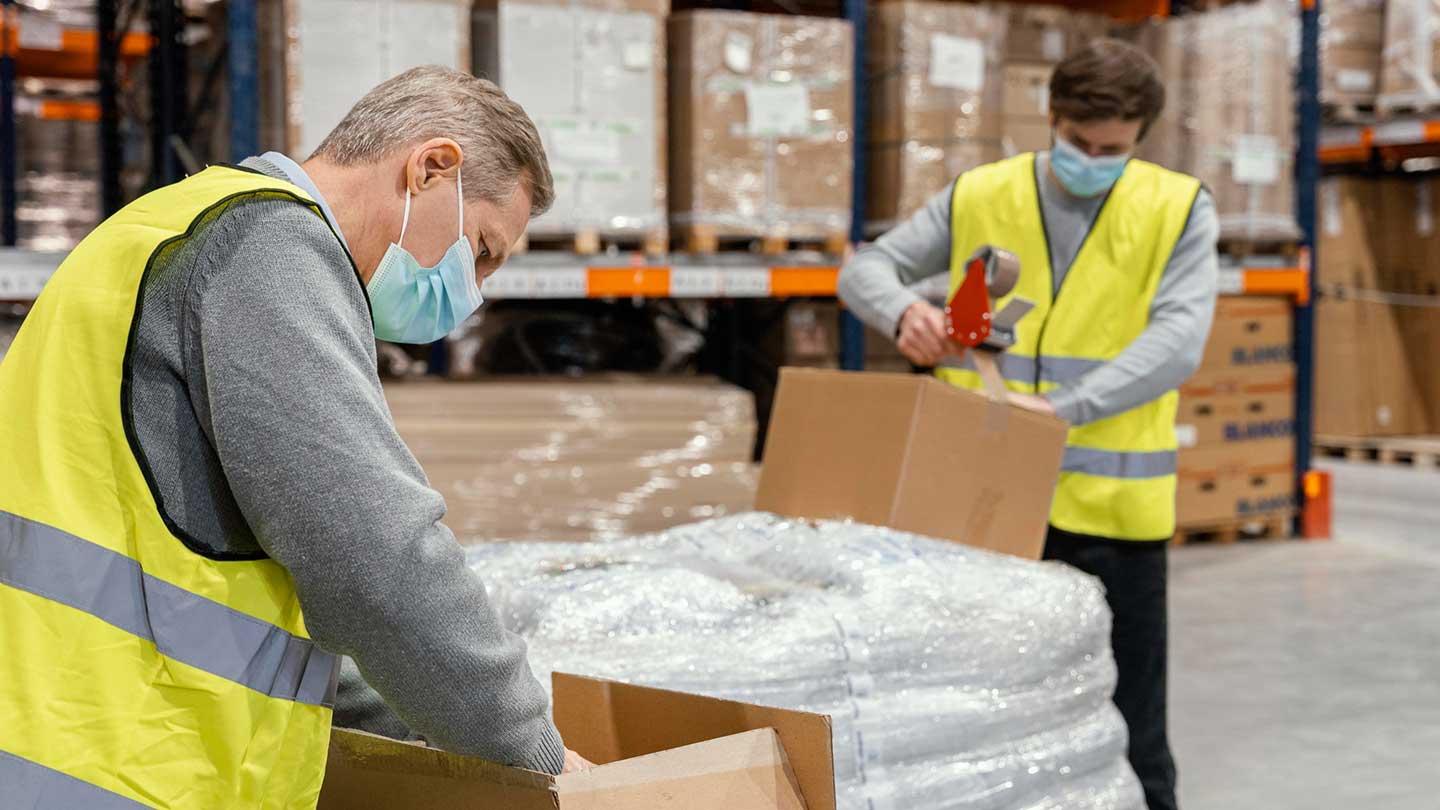 Standard packaging for exporting goods