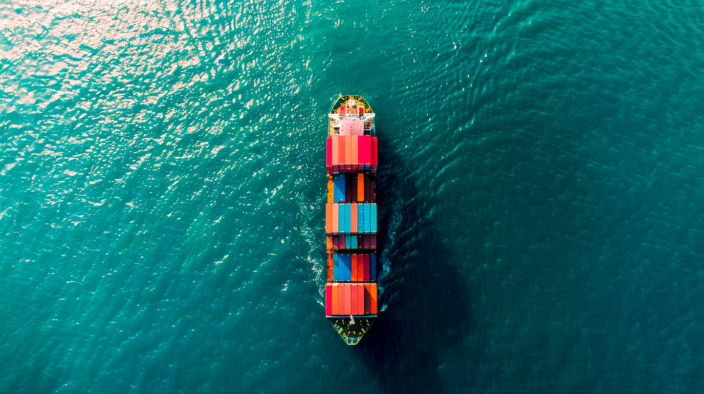Sea freight as the cheapest method of transport